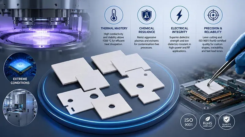 Pre-cut Shape Boron Nitride Pads manufacturer